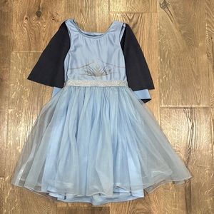 Girls Elsa Dress with Cape